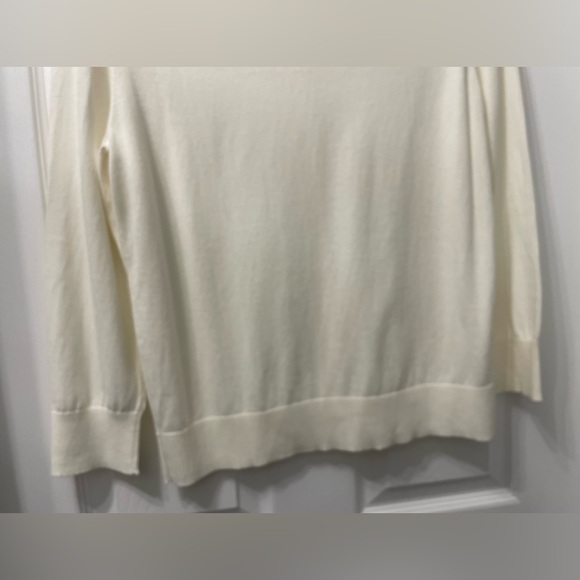 NWT Loft Button Up Women’s Cardigan Cream Ivory Colour Size Medium Capsule Piece - Picture 7 of 9